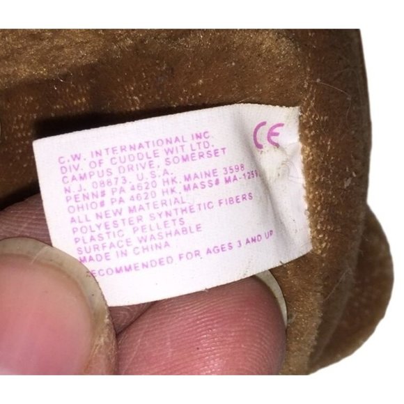 Cuddle Wit Brown and Beige Monkey Stuffed Animal Plush Toy- with tags - Picture 4 of 6